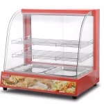Glass Food Warmer Display Showcase