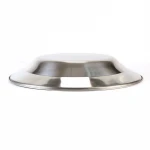 Glossy Kitchen Utensil Round Shape Stainless Steel Dinner Plates