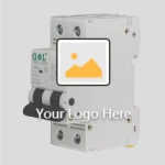 GOL 80A 100A 125A DC MCB DC mini circuit breaker Miniature Circuit Breaker 2P Icu 10KA