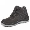 Good quality mining safety boots with nubuck leather upper and pu sole