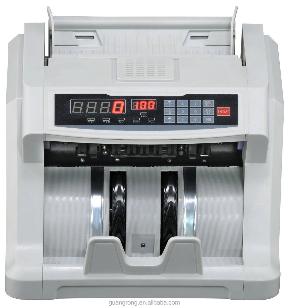 GR6600 UV+MG+IR+SIZE detection Bill Cash Counting Machine Banknote Counter