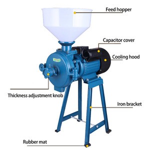 Grain Coarse And Dry Dual-Purpose Universal Grinding Machine Commercial Small Super Fine Powder Grinding Machine
