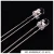 Import H-Bright 4mm water clear cold white dip led diode from China