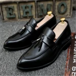 H10093D Korean design men shoes fashion casual shoes men pointed leather shoes