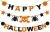 Import Halloween decorative pendant felt flag hanging ghost festival party decoration bar scene felt holiday supplies from China