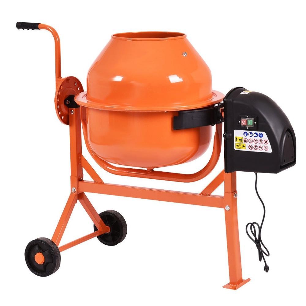 hand operated home electrical concrete mixer