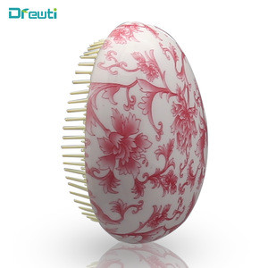 Handle Detangling Comb Egg Magic Straightening Combs Tool Salon Styling cute useful Tool hairbrush