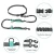 Import Hands Free Waist Dog Leash with Dual Bungees Adjustable Waist Belt for Running, Jogging or Walking from China