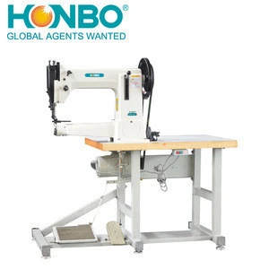 HB-6-180-2 top and bottom feeding thick material tent bag suitcase cylinder bedsewing machine
