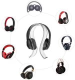 Headphone Stand Acrylic Universal Headset Earphone Holder Desk Display Hanger