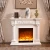 Import heater marble fireplace mantel fire place burner live room for warming from China