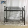 heavy duty detachable adult iron bunk bed can be used as 2 separated single bed for hospitality with pull out metal bed frame