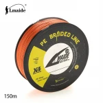 High abrasion resistance strong strength 150m 4 strand braided fishing line PE braided wire