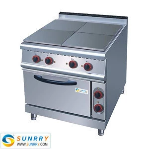 High efficiency free standing stainless steel electric hot plate furnace and hot plate cooker with electric oven