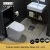 Import High end auto washing and cleaning back to wall intelligent toilet with CE from China
