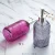 Import High end Glass travel toiletry bottle refillable size perfume bottles hand sanitizer bottle with pump from China