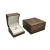Import High-grade curved edge jewelry ring box packaging PU leather gift box Custom logo from China