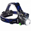 High Power Zoomable Aluminum Headlamp with Power Indicator 4 Modes USB Rechargeable LED Headlamp