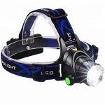 High Power Zoomable Aluminum Headlamp with Power Indicator 4 Modes USB Rechargeable LED Headlamp