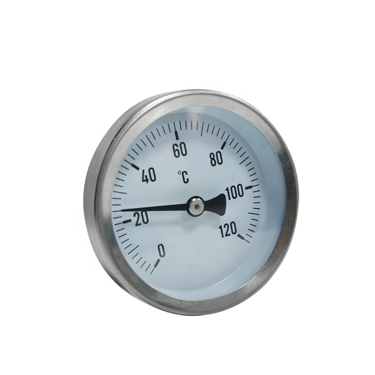 High precision dial panel bimetal thermometer portable temperature meter