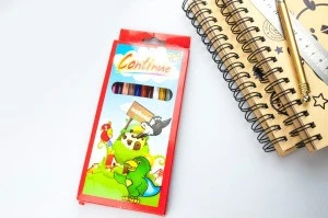 High Quality 12 Color Pencil Set in Color Box with Customized Printing