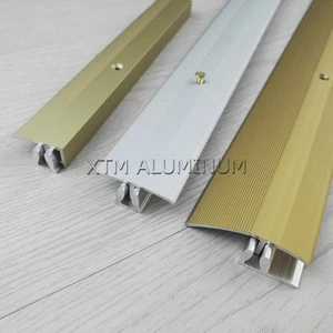 High quality Aluminum Carpet Trim Floor Transition Strip Laminated Floor Accessories