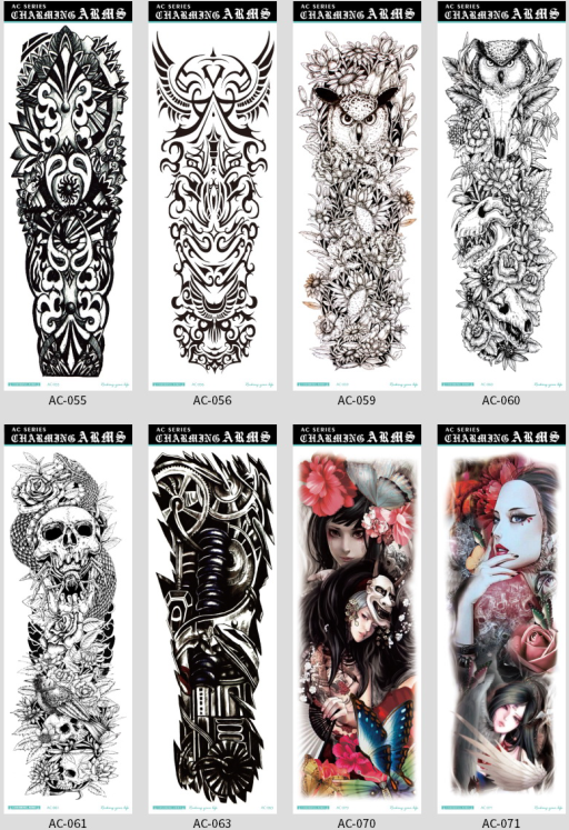 Buy High Quality Arm Tattoo Sticker Waterproof Temporary Temporary ...