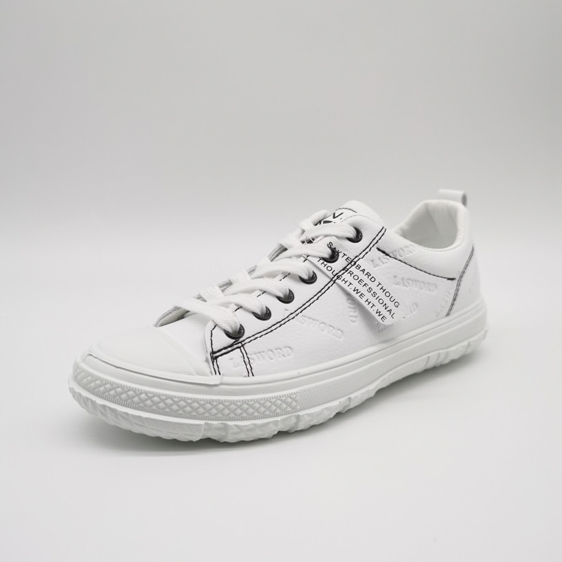 High quality Cheap Fashion Skate shoes White walking Hidden Flat Heel Women Casual Shoes