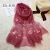 Import High quality China manufacturer modish new ladys&#x27; hijab shawls tie dye color embroidered wholesale flowers wool silk scarves from China
