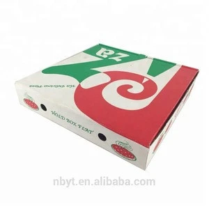 High quality custom logo white biodegradable 6&amp;8&amp;9&amp;12&amp;16 inch pizza packing box