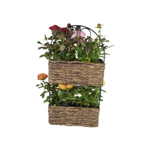 High Quality Handmade Wicker Flower Straw Basket