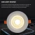 Import High quality indoor lighting round recessed COB 5w 7w 12w 18w 25w 30w led down lamp from China