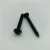 Import High quality M5X40 flat washer cross recessed head black  zinc plated tapping screws from China