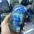 Import High quality natural healing stones feng shui folk crafts blue flashy labradorite freeform for decoration from China