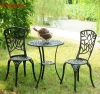 High Quality Outdoor Patio Furniture 3PCS Cast Aluminum dining set
