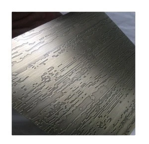 high quality Patterned stainless steel plate