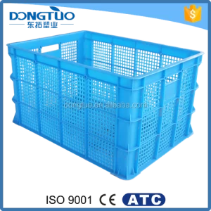 High quality plastic crate bulk industrial storage crates