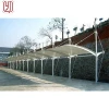 High quality rohs steel structure shade sail car parking shade canopy