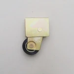 High Quality Sliding Window And Door Quincalleria Iron Roller Single Round For South America L25