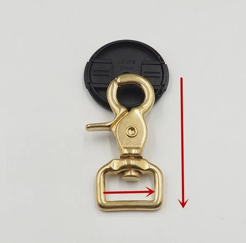 High quality solid brass swivel trigger snap hook for Pet Buckle Clip Clasp Dog