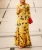 Import High Quality Wholesale Islamic Clothing Print Ruffle Dress Middle East African Clothing from China