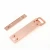 Import High-quality zinc alloy clothing belts metal accessories fashion wild rose gold elastic pants belt customization from China