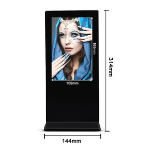 High Resolution Photo Video Display Lcd Monitor 8&quot; Vertical Advertising Playing Equipment