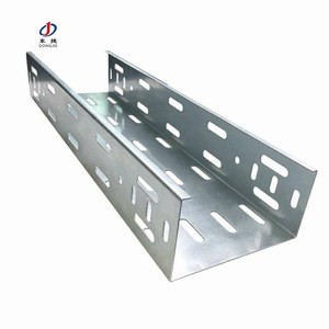 High strength hot dipped galvanized perforated trough cable tray