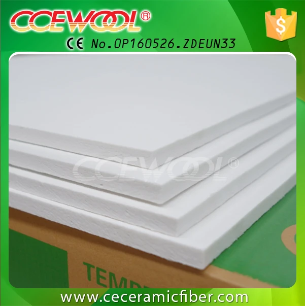 High Temperature Insulation 1260 ceramic fibre Board