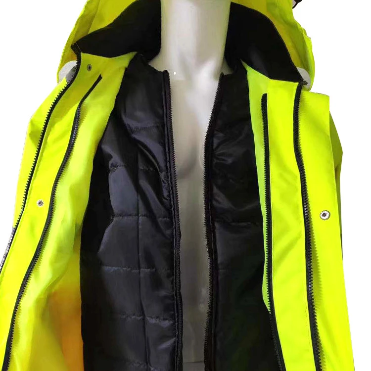high visibility custom  durable uniform  safety reflective Cotton coat