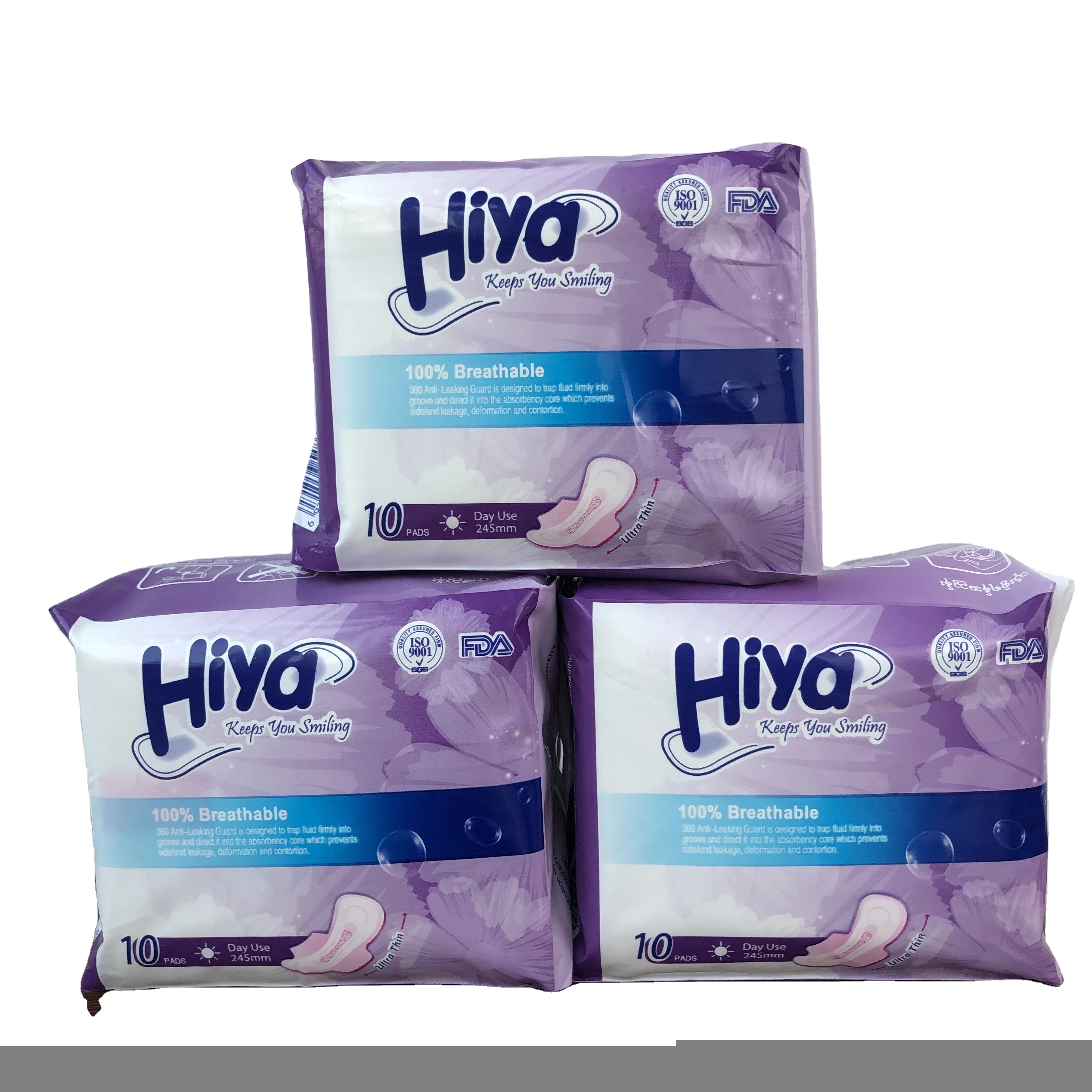 HIYA Sanitary napkins for ladies disposable sanitary pads