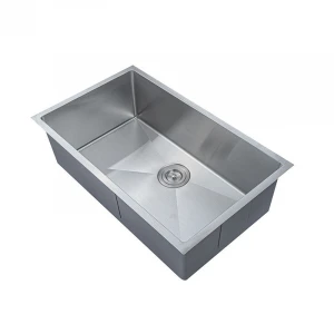 Hm Modern American Canadian Standard China Suppliers Prices SUS 304 Stainless Steel Undermount Single Bowl Kitchen Sinks