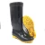 Import HN306C black cheap custom car wash wellington rain boots for men PVC gumboots from China