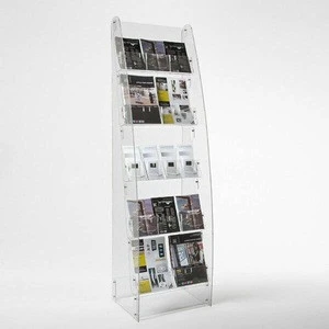 Home Furnishing Acrylic Magazine Display Rack